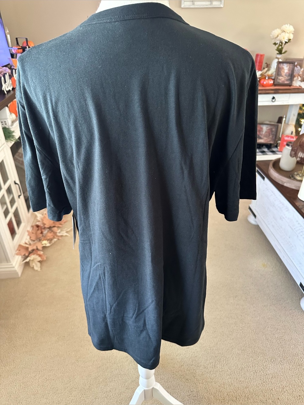 Champion Men’s Black T-Shirt with Gold Crest Graphic - Picture 2 of 5
